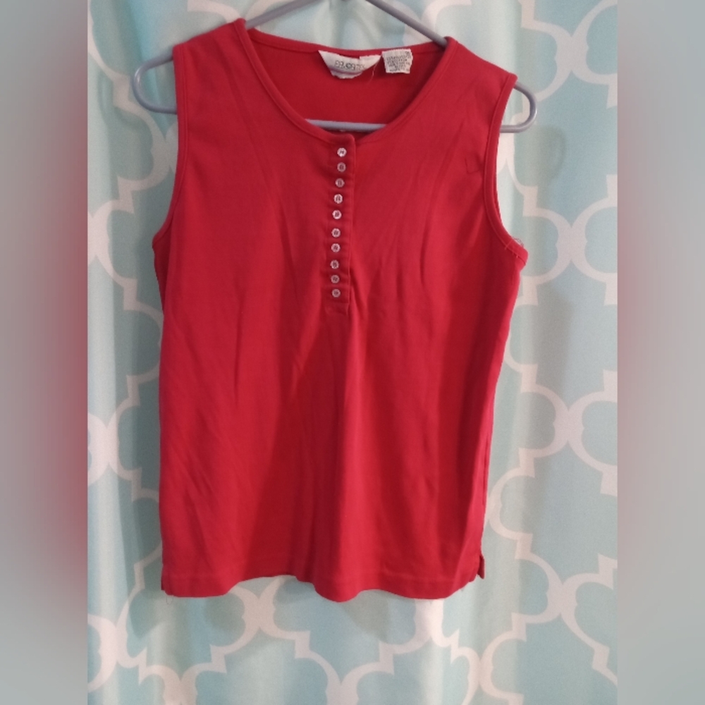 Favorite Red Sleeveless Tank Top
